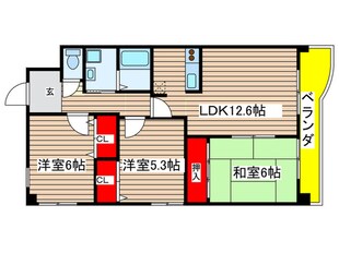 セントラルステ－ジの物件間取画像